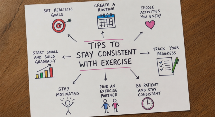 Tips to Stay Consistent With Exercise